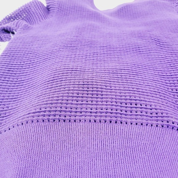 Lauren Ralph Lauren Purple Open Knit Casual Pullover Sweater Size Small - Picture 9 of 9